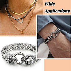 3 шт. 3 стиля текстурированные пружинные затворные кольца из хирургической нержавеющей стали 316&nbsp;STAS-CJ0003-28