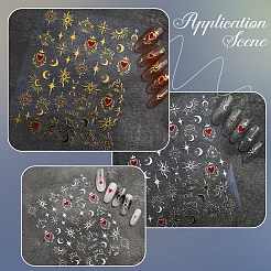 12 лист 6 цвета наклейки для ногтей для домашних животных&nbsp;MRMJ-SP0001-10