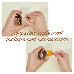 2 шт. 2 чехла из искусственной кожи в виде совы и лягушки с защитой от потери&nbsp;AJEW-HY0001-22