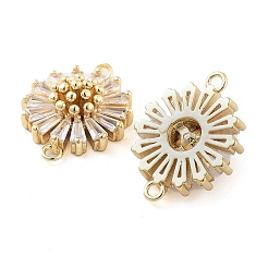 Подвески из латуни и прозрачного стекла&nbsp;KK-Q811-05KCG