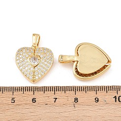 Латунные микропаве кубические цирконии открывающиеся подвески&nbsp;KK-Z140-30G-02