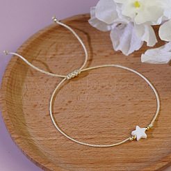 Браслеты дружбы из плетеных ракушек&nbsp;EL8997-2