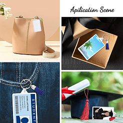 16шт прямоугольный акриловый брелок для фоторамки&nbsp;KEYC-CA0001-34