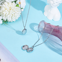 Наборы для самостоятельного изготовления подвесок-медальонов из нержавеющей стали 316&nbsp;NJEW-HY0001-04A