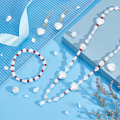 689 шт. 10 вида акриловых бусин с имитацией жемчуга&nbsp;OACR-PH0001-71