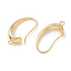 Овальные латунные крючки для сережек&nbsp;KK-Z136-34G