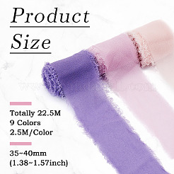 Лента полиэфирная 22.5м 9 цвета.&nbsp;OCOR-TA0001-90