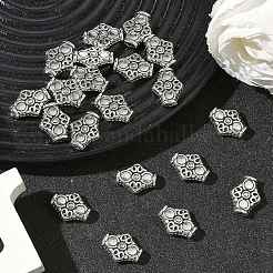 Шарики сплава тибетского серебра&nbsp;X-LF10426Y