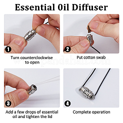 1 комплект ожерелий в виде флаконов духов из нержавеющей стали&nbsp;NJEW-FH0001-27