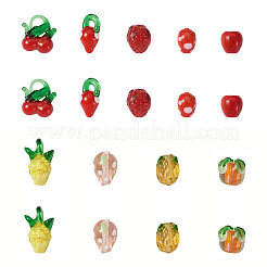 54шт 9 стиля ручной работы бусины лэмпворк&nbsp;LAMP-PJ0001-01