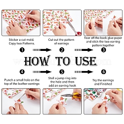 Искрится искусственная кожа&nbsp;AJEW-MSMC006-01