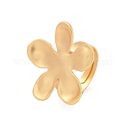 Регулируемые кольца из матового золотого сплава для женщин&nbsp;LS-RJEW-K260-07B