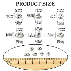 36 шт. 6 стиля бусин из нержавеющей стали 304&nbsp;STAS-CJ0002-90
