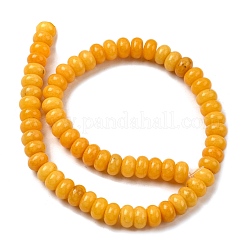 Окрашенные природные белый нефрит бисер пряди&nbsp;G-G107-A23-01