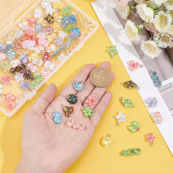 100шт 10 стиля подвески из эпоксидной смолы&nbsp;RESI-PH0001-53