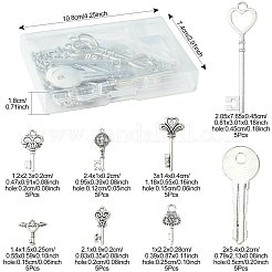 40шт 8 стиля подвески из сплава в тибетском стиле&nbsp;TIBEP-FS0001-44