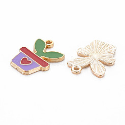 Подвески из эмали и сплава&nbsp;LS-ENAM-S121-175D-RS