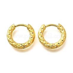 Серьги-кольца из нержавеющей стали 304 для женщин&nbsp;EJEW-M068-12C-G