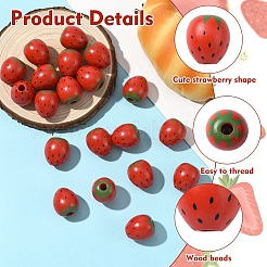 20 шт деревянные бусины&nbsp;WOOD-YW0001-57