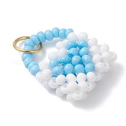 Подвески для сумочек из стеклянного бисера&nbsp;PALLOY-MZ01217