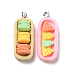 Овальные подвески из непрозрачной смолы&nbsp;RESI-G043-C04