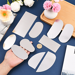 10 шт. резак для глины из нержавеющей стали&nbsp;DIY-SP0005-94