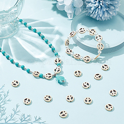 4 нити синтетических бирюзовых бусин&nbsp;G-BC0001-54A-02