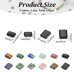 120шт 12 стиля бусины из натуральных смешанных драгоценных камней&nbsp;G-WR0001-05