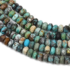 Хубэй природных бирюзовый бисер нитей&nbsp;G-B175-A13-2x4mm