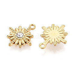 Подвески из нержавеющей стали 304 со стразами&nbsp;STAS-I322-33G-02