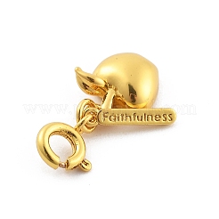 Латунная подвеска с фруктами&nbsp;LS-HJEW-P020-01I-G