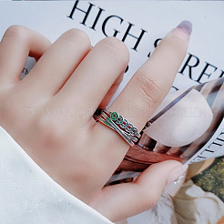 925 открытое кольцо-манжета из стерлингового серебра&nbsp;FS-WG6725D-01