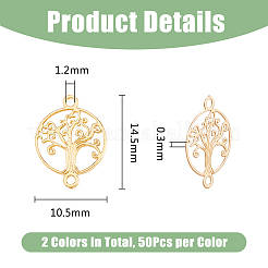 100 шт. 2 металлических цвета стойки с покрытием из латуни&nbsp;KK-DC0004-12