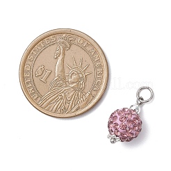 Ручной полимерной глины стразами подвески&nbsp;PALLOY-JF04609