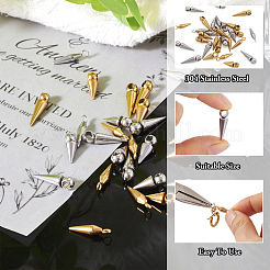 36 шт. 6 подвески из нержавеющей стали 304&nbsp;STAS-TA0002-34