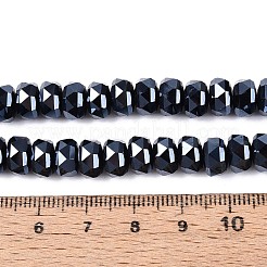 Стеклянные бусины с гальваническим покрытием &nbsp;EGLA-N022-04A-A02