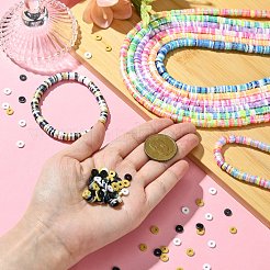 8 нить 8 цвета бусины из полимерной глины ручной работы&nbsp;CLAY-CJ0001-93