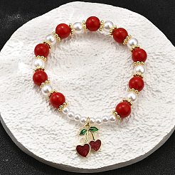 Латунь браслеты простирания&nbsp;BJEW-C098-02B