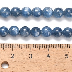 Натуральный кианитовые бисер пряди&nbsp;G-C259-B01-6mm-02