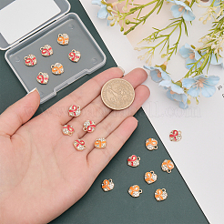 20шт 2 цвета подвески из сплава со стразами&nbsp;FIND-CA0007-26