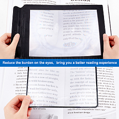 Ahademaker 11 шт. 2 стильные пластиковые портативные увеличительные линзы&nbsp;AJEW-GA0004-95