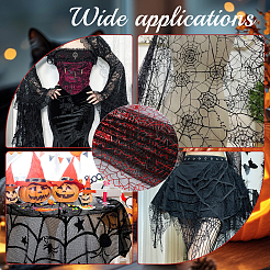 Полиэстеровая декоративная сетка-паутина&nbsp;DIY-WH20049-45B-01