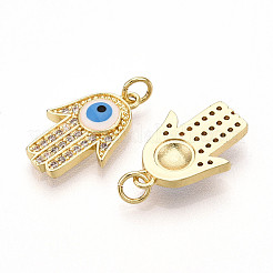 Латунные микро проложить кубического циркония подвески&nbsp;KK-T070-71