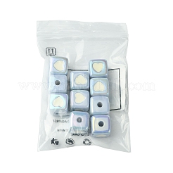 10 шт. непрозрачные акриловые эмалевые бусины&nbsp;ACRC-FS0001-02A