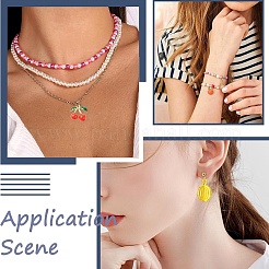 Подвески из эмали из сплава с покрытием 5 шт.&nbsp;ENAM-YW0005-96A