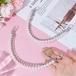 Резиновые ремни для мобильных телефонов из искусственного жемчуга&nbsp;AJEW-WH0270-628P