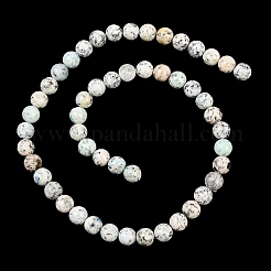 Натуральный камень k2 бусины пряди&nbsp;G-K405-B02-8mm