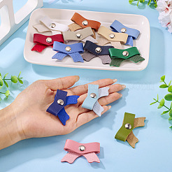 13 шт. 13-х цветные держатели для кабелей из искусственной кожи&nbsp;AJEW-TA0002-44