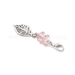 4шт хрустальные стеклянные бусины подвесные украшения&nbsp;HJEW-JM04133