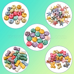 150шт 5 стиля акриловые бусины&nbsp;SACR-YW0002-08